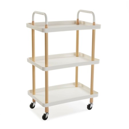 Carrito Verdulero Versa Blanco Metal Polipropileno (36 x 85 x 53,5 cm) | Tienda24 - Global Online Shop Tienda24.eu