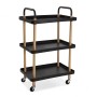 Carrello per Verdure Versa Nero Metallo polipropilene (36 x 85 x 53,5 cm) | Tienda24 - Global Online Shop Tienda24.eu