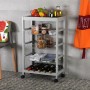 Carrello per Verdure Versa Grigio 30 x 85 x 51 cm Metallo Legno MDF | Tienda24 - Global Online Shop Tienda24.eu