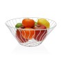 Fruit Bowl Versa White Metal Ceramic Steel 28 x 11,5 x 28 cm by Versa, Bowls and large cups - Ref: S3411608, Price: 5,78 €, D...