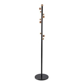 Coat rack Versa Black Wood Metal 34,5 x 174,5 x 34,5 cm by Versa, Coat Racks - Ref: S3411622, Price: 54,37 €, Discount: %