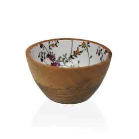 Bol Versa Fleurs Campagne Bambou Porcelaine Bois de manguier 13 x 7 x 13 cm de Versa, Bols et tasses - Réf : S3411777, Prix :...