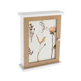 Armário para chaves Versa Bloemen Madeira MDF 6,5 x 26 x 20 cm de Versa, Armários e prateleiras - Ref: S3412047, Preço: 10,25...