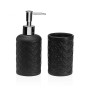 Badezimmer Set Versa Schwarz Dolomite 6,8 x 17 x 6,8 cm | Tienda24 - Global Online Shop Tienda24.eu