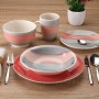 Dinnerware Set Versa Leanne Pink Stoneware 26,5 x 26,5 cm 18 Pieces by Versa, Combination Sets - Ref: S3412413, Price: 39,36 ...