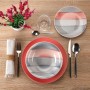 Dinnerware Set Versa Leanne Pink Stoneware 26,5 x 26,5 cm 18 Pieces by Versa, Combination Sets - Ref: S3412413, Price: 39,36 ...