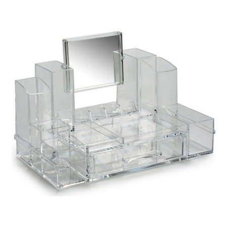 Organizador de maquilhagem 6221 Transparente 15,5 x 19,5 x 30 cm de Berilo, Suportes e dispensadores - Ref: S3601854, Preço: ...