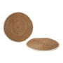 Tapete Castanho Branco 100 x 1 x 100 cm Natural Fibra natural Castanho natural (Ø 100 cm) de Gift Decor, Tapetes - Ref: S3609...