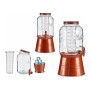 Carafe en Verre Transparent Cuivre Avec support Verre Métal Transparent Plastique 3,8 L de Vivalto, Pichets et carafes - Réf ...