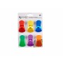 Bag Closing Clips Multicolour Plastic 6 Pieces Magnetic (12 Units) by Kinvara, Airtight jars and accessories - Ref: S3623454,...