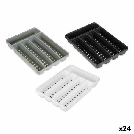 Cutlery Organiser polypropylene 22,5 x 4,5 x 32 cm (24 Units) | Tienda24 - Global Online Shop Tienda24.eu