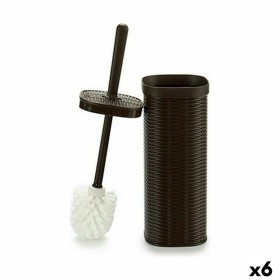 Brosse de salle de wc Stefanplast Elegance Marron Plastique 11,5 x 40,5 x 11,5 cm (6 Unités) de Stefanplast, Accessoires pour...