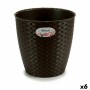 Vaso Stefanplast Plastica 24 x 22 x 24 cm (6 Unità) di Stefanplast, Cachepot - Rif: S3623603, Prezzo: 22,46 €, Sconto: %