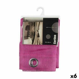 Cortina 140 x 260 cm Rejilla Fucsia (6 Unidades) de Gift Decor, Cortinas - Ref: S3623628, Precio: 35,89 €, Descuento: %