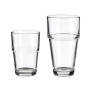 Set of glasses Transparent Glass 260 ml 370 ml (4 Units) by Vivalto, Tumblers - Ref: S3623678, Price: 29,21 €, Discount: %