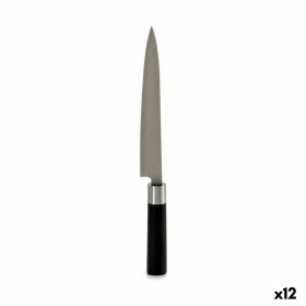 Coltello da Cucina 5 x 2 x 33 cm Argentato Nero Acciaio inossidabile Plastica (12 Unità) | Tienda24 - Global Online Shop Tienda24.eu