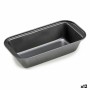 Molde Retangular Cinzento escuro Metal Aço com carbono (12 Unidades) de Kinvara, Formas para tartes e biscoitos - Ref: S36253...