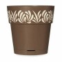 Pot auto-arrosant Stefanplast Gaia Marron Plastique 19 x 19 x 19 cm (12 Unités) | Tienda24 - Global Online Shop Tienda24.eu