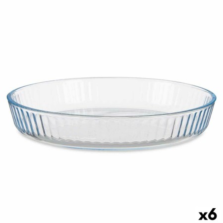 Vassoio da Forno Trasparente Vetro Borosilicato 25,5 x 4,5 x 25,5 cm (6 Unità) di Vivalto, Rostiere - Rif: S3626470, Prezzo: ...