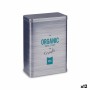 Dispensador para Cereales Organic Gris Hojalata 12 x 24,7 x 17,6 cm (12 Unidades) de Kinvara, Almacenamiento de alimentos - R...