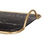 Tray Marble Black Golden Metal Glass 35 x 4,5 x 20 cm (6 Units) by Gift Decor, Plates and dishes - Ref: S3626833, Price: 62,2...