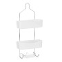 Colgador para la Ducha 28 x 60 x 14 cm Metal Blanco Plástico (6 Unidades) de Berilo, Accesorios para ducha - Ref: S3626988, P...