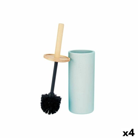 Brosse de salle de wc Bleu Bois Résine 10,2 x 38 x 10,2 cm (4 Unités) de Berilo, Accessoires pour wc - Réf : S3628078, Prix :...