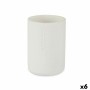 Toothbrush Holder White Resin 7,8 x 10,5 x 7,8 cm (6 Units) by Berilo, Stands and dispensers - Ref: S3628090, Price: 18,56 €,...