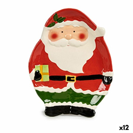 Centerpiece Red Ceramic 19,4 x 3,2 x 25,3 cm (12 Units) by Krist+, Christmas - Ref: S3628825, Price: 70,74 €, Discount: %