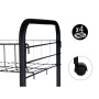 Vegetable trolley Black Metal Plastic 37 x 27 x 63 cm (4 Units) | Tienda24 - Global Online Shop Tienda24.eu