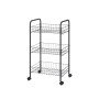 Vegetable trolley Black Metal Plastic 37 x 27 x 63 cm (4 Units) | Tienda24 - Global Online Shop Tienda24.eu