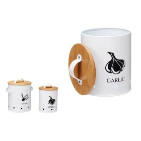 Conjunto de Potes 3 Peças Branco Natural Bambu de Kinvara, Armazenamento de alimentos - Ref: S3629366, Preço: 20,28 €, Descon...