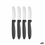 Knife Set Black Silver Stainless steel Plastic 17 cm (12 Units) | Tienda24 - Global Online Shop Tienda24.eu