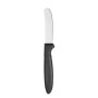 Knife Set Black Silver Stainless steel Plastic 17 cm (12 Units) | Tienda24 - Global Online Shop Tienda24.eu