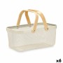 Cabaz Branco Madeira Metal 42,5 x 18 x 26,5 cm (6 Unidades) de Kinvara, Caixas - Ref: S3630661, Preço: 66,50 €, Desconto: %