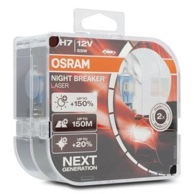 Ampoule pour voiture Osram Night Breaker Laser H7 12V 55W de Osram, Ampoules - Réf : S3700947, Prix : 53,24 €, Remise : %