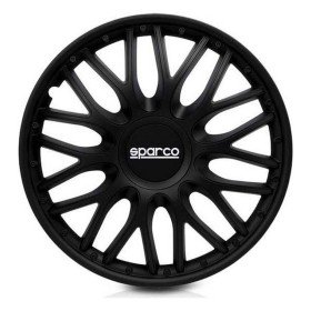 Tapacubos Sparco Torino CS5 Preto Prateado 15" (4 uds) | Tienda24 - Global Online Shop Tienda24.eu