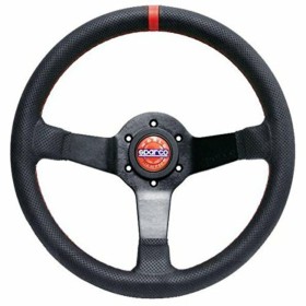 Racing Steering Wheel Sparco CHAMPION Black Ø 35 cm by Sparco, Steering wheels and shafts - Ref: S3707317, Price: 188,78 €, D...