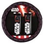 Steering Wheel Cover + Cushion Pads for Seat Belt Star Wars Darth Vader Universal Black 3 Pieces by Star Wars, Steering wheel...