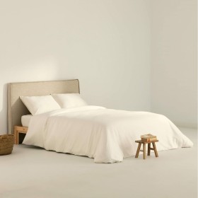 Duvet cover set Alexandra House Living White King size 3 Pieces | Tienda24 Tienda24.eu