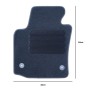 Alfombrilla para Coche OCC Motorsport OCCST0015 Negro de OCC Motorsport, Alfombrillas antideslizantes - Ref: S37114437, Preci...