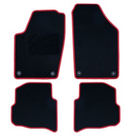 Car Floor Mat Set FORMULA 1 CM580 Black/White 4 uds | Tienda24 - Global Online Shop Tienda24.eu