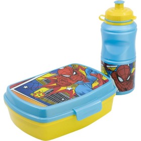 Picnic Holder and Bottle Included Spider-Man CZ11279 380 ml 17 cm Plastic by Spider-Man, Lunch sets - Ref: S37115909, Price: ...