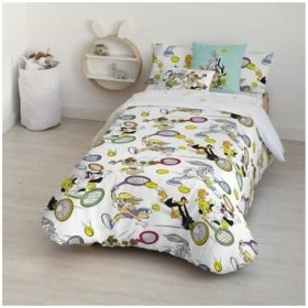 Housse de Couette Kids&Cotton Kairi Big Blanc Multicouleur 175 Fils 180 x 220 cm 180 x 240 cm | Tienda24 Tienda24.eu