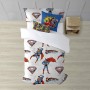 Copripiumino Superman Man of Steel Multicolore 175 Fili 220 x 220 cm