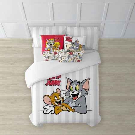 Funda Nórdica Tom & Jerry Tom & Jerry Basic Multicolor 175 Hilos 140 x 200 cm | Tienda24 Tienda24.eu