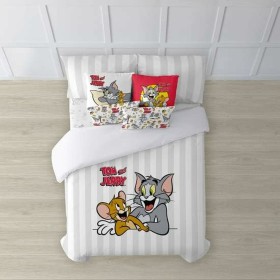 Copripiumino Tom & Jerry Tom & Jerry Basic Multicolore 175 Fili 155 x