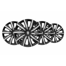 Hubcap Sparco Milano Black/Silver 16" 4 Units by Sparco, Trims - Ref: S37116554, Price: 58,61 €, Discount: %