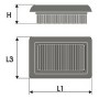 Air filter Green Filters P457583 by Green Filters, Cooling systems - Ref: S3713322, Price: 56,83 €, Discount: %