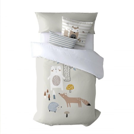 Housse de Couette Kids&Cotton Kenai Big Multicouleur 175 Fils 155 x 220 cm | Tienda24 Tienda24.eu